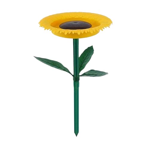 dzqad Vogelfutterstationen Für Draußen,Bodenfutterstelle Für Draußen | Selbststehender Sonnenblumen Gartenpflock Zur Tierbeobachtung Für Garten Terrasse Teich von dzqad