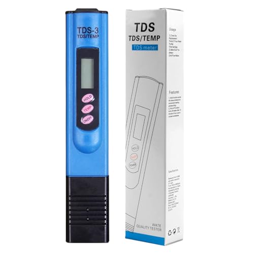 dzqad Wasser Tester | Aquarium Wassertester | Digitales 2-in-1 Tragbares Multifunktions Messgerät für Hydroponik Aquarium Trinkwasser von dzqad