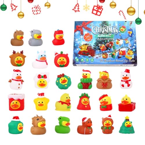 dzqad Weihnachts Ente Adventskalender - Enten Weihnachts Kalender Für Kinder - 24 Tage Mini Sammelfiguren Für Die Ganze Familie Festtagsdekoration dzqad Weihnachts Ente Adventskalender - Enten Weihnachts Kalender Für Kinder - 24 Tage Mini Sammelfiguren Für Die Ganze Familie Festtagsdekoration von dzqad