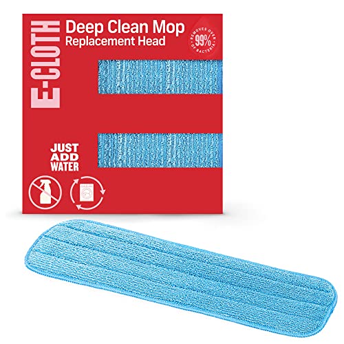 E-Cloth Deep Clean Ersatzkopf Mikrofaser-Wischmopp, Feuchtwischkopf – 1 Packung, New Version von e-cloth