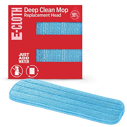 E-Cloth Deep Clean Ersatzkopf Mikrofaser-Wischmopp-Kopf, Wischmoppkopf, 2 Stück, New Version, 2 von e-cloth