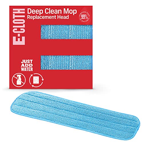 e-cloth Deep Clean Ersatzkopf Mikrofaser-Wischmopp, Feuchter Wischmoppkopf, 1 Packung, Eco Packaging von e-cloth