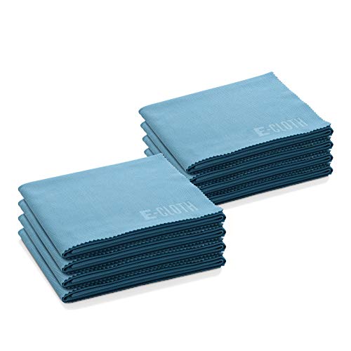 e-cloth Glas- & Poliertuch, Mikrofaser, Blau, 8er Pack von e-cloth