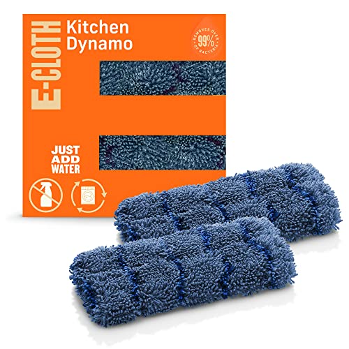 e-cloth Küchendynamo Alternative zu Mikrofaser-Schwamm, Blau, 2 Stück, New Version, 2 von e-cloth