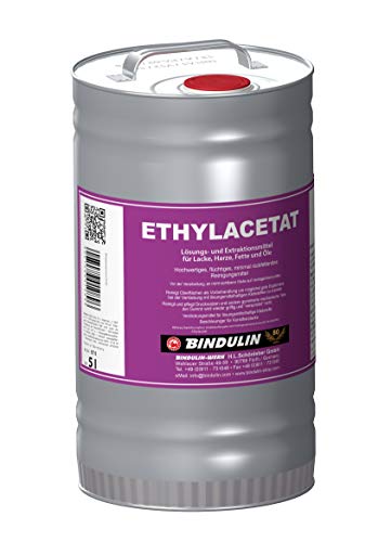 Ethylacetat flüchtiges Reinigungsmittel rein inkl. 1 elastisches Microfasertuch (5 Kilogramm) von Bindulin