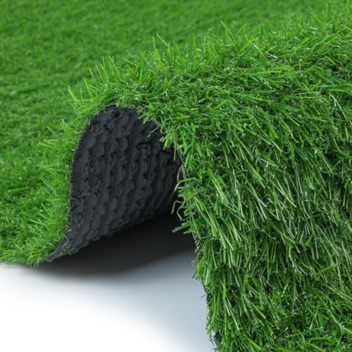 e-floor Kunstrasen Outdoor Teppich Wetterfest 100 x 300 cm - Künstlicher Rasenteppich Balkon & Terrasse - 20 mm Grashalm - Kunstrasenteppich Wasserdurchlässig - Kunstgras Oeko-TEX, Natürliche Optik e-floor Kunstrasen Outdoor Teppich Wetterfest 100 x 300 cm - Künstlicher Rasenteppich Balkon & Terrasse - 20 mm Grashalm - Kunstrasenteppich Wasserdurchlässig - Kunstgras Oeko-TEX, Natürliche Optik von e-floor