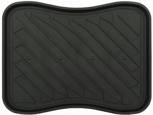 e-floor Schuhabtropfschale | 38cm x 50cm | Schwarz | Schuhmatte | Schuhablage | Schuhunterlage | Abtropfschale für Schuhe Regen Herbst Winter | Anti-Rutsch | Napfunterlage von e-floor