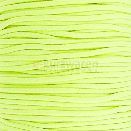 5m Gummikordel 1mm / 2mm / 2,5mm / 3mm / 4mm / 5mm Hutgummi hochwertig Rundgummi Gummischnur elastisch Handwerk 32 Farben von e-kurzwaren