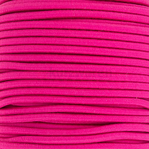 KBBB 5m Gummikordel 1mm / 2mm / 2,5mm / 3mm / 4mm / 5mm Hutgummi hochwertig Rundgummi Gummischnur elastisch Handwerk 32 Farben von e-kurzwaren