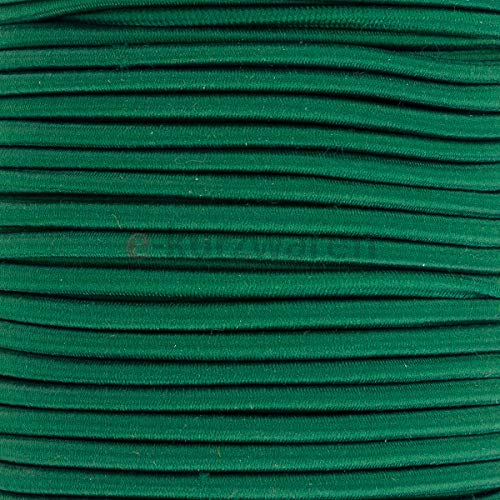 KBBB 5m Gummikordel 1mm / 2mm / 2,5mm / 3mm / 4mm / 5mm Hutgummi hochwertig Rundgummi Gummischnur elastisch Handwerk 32 Farben von e-kurzwaren