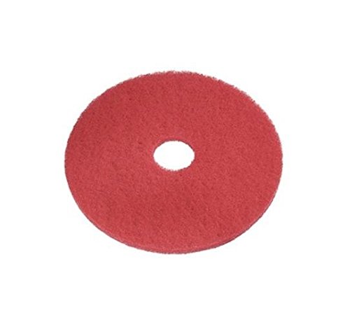 e-line Floor Pads 01.01.03.0019 Super Pad, Polyester, 482,6 mm Durchmesser, Rot, 5 Stück von e-line Floor Pads