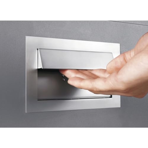 e-motion Klappgriff Muschelgriff zum Einlassen Breite 152mm - Einlassgriff mit Dämpfer, Zinkdruckguss Edelstahl Effekt e-motion Klappgriff Muschelgriff zum Einlassen Breite 152mm - Einlassgriff mit Dämpfer, Zinkdruckguss Edelstahl Effekt von e-motion