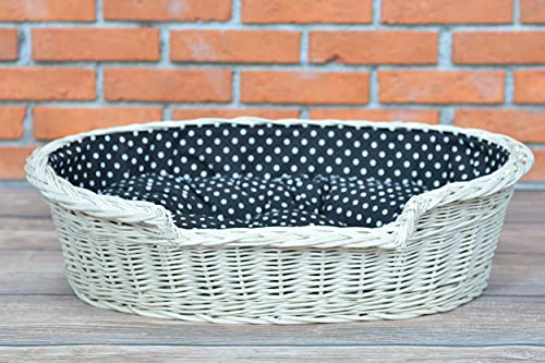 e-wicker24 Alles aus Weide Hundekorb aus Weide für Hund und Katze Hundebett Katzenbett mit Kissen Tierkorb geflochten Katzenkorb e-wicker24 Alles aus Weide Hundekorb aus Weide für Hund und Katze Hundebett Katzenbett mit Kissen Tierkorb geflochten Katzenkorb von e-wicker24 Alles aus Weide