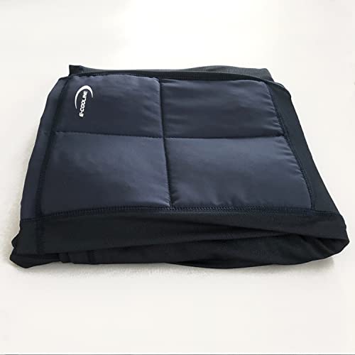 E.COOLINE Kühlende Bettdecke - 135x200cm | selbstkühlende Decke für erholsamen Schlaf | kühler Schlaf | Mobile Klimaanlage | waschbar (blau) von E.COOLINE