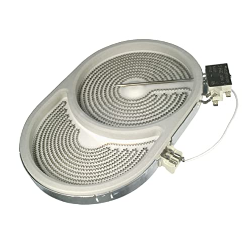 Strahlheizkörper Zweikreis Glaskeramikkochfeld 2400/1500W 265x170mm Ego 1057411604 HiLight-Heizkörper oval von e.g.o.