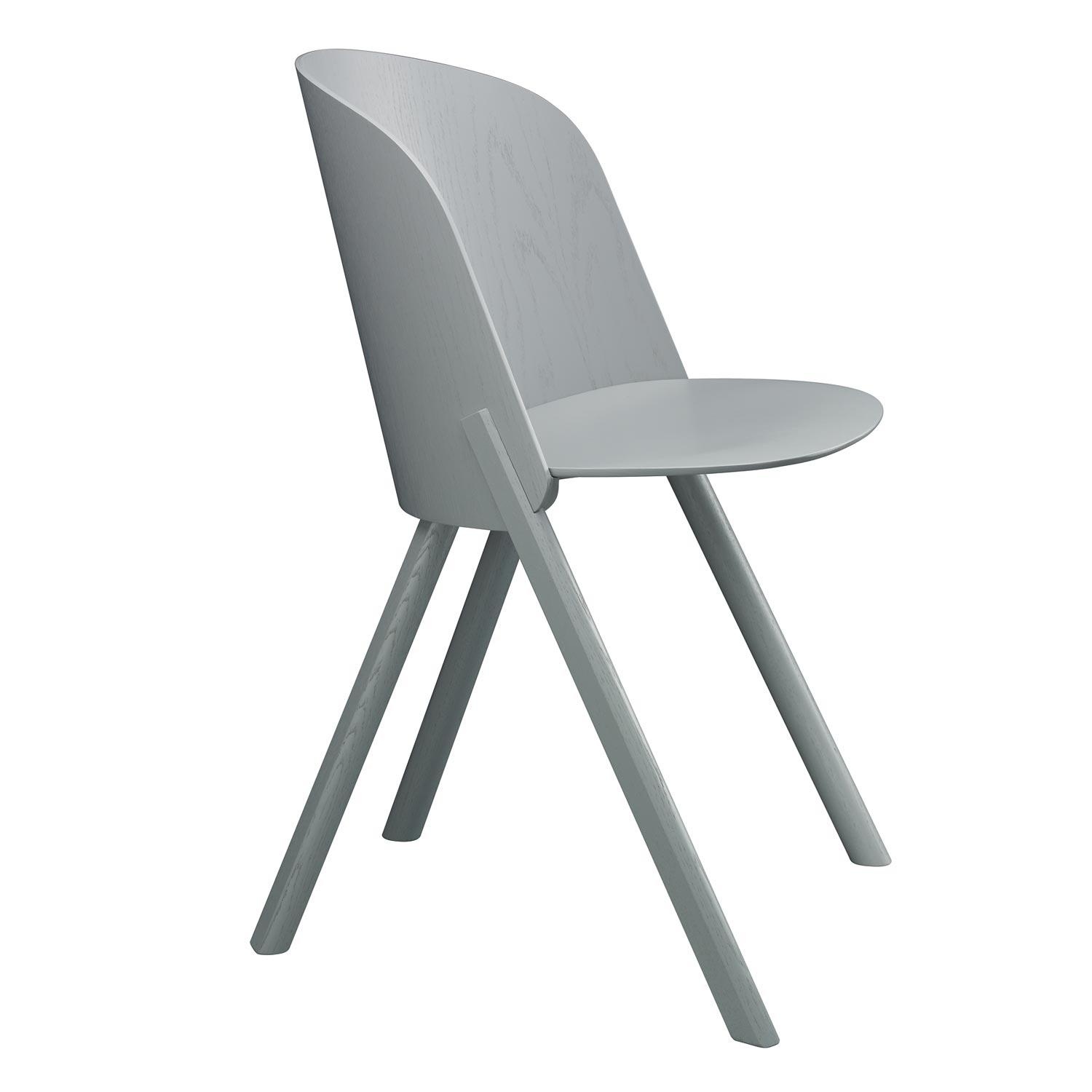 e15 - e15 CH05 This Stuhl - hellgrau-verkehrsgrau/lackiert/BxHxT 52.5x78x56.5cm von e15