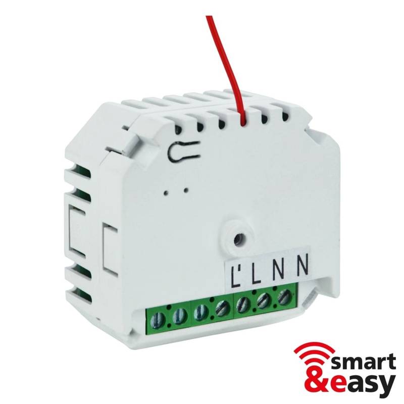 Funk-Empfänger Unterputz Infrae Smart & Easy WiFi Weiß von e2 elektro
