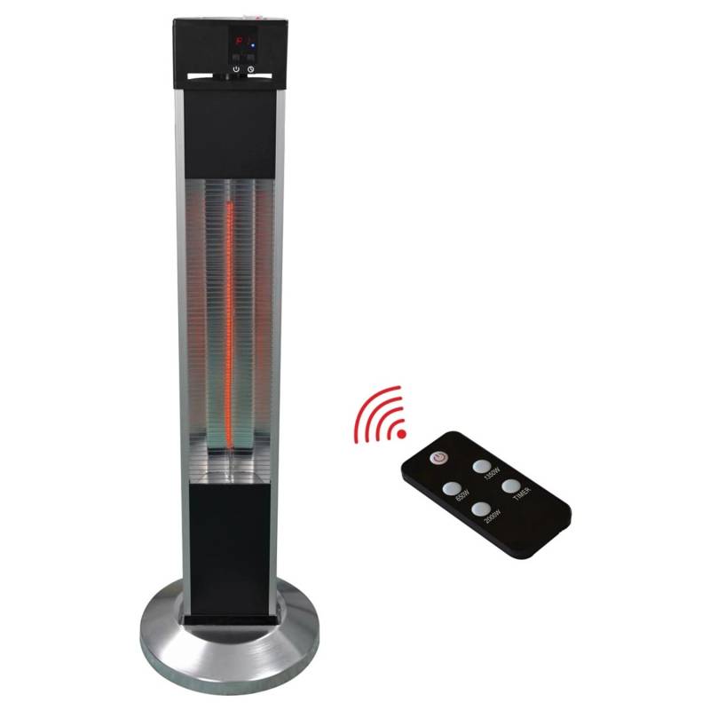 Terrassen-Heizstrahler Infrae 2000 W Floor Alu Schwarz Terrassen-Heizstrahler Infrae 2000 W Floor Alu Schwarz von e2 elektro