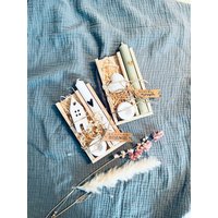 Geschenkset | Raysin Häuser Lichterhäuser Kerzen Freundin Weihnachten Geschenkbox Geburtstag Häuschen Skandi Deko Frau von eArtIllustration