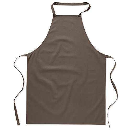 eBuyGB 1 Stück Catering Cooking Uni Chef's Unisex Küchenschürze Baumwolle Braun von eBuyGB