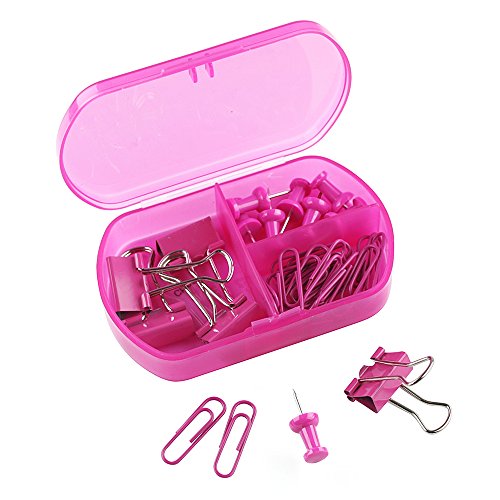 eBuyGB 1320350-in Mini stationären Box –, transparent fuchsia von eBuyGB