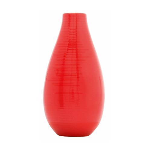 eBuyGB Deko-Vase, Keramik, Keramik, rot, 1 Stück von eBuyGB