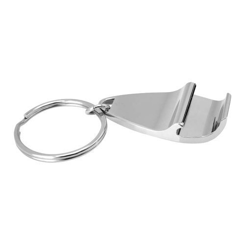 eBuyGB Flaschenöffner Schlüsselring, Metall, Silber, 5 x 2,8 x 1 cm von eBuyGB