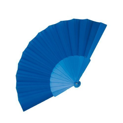 eBuyGB Handheld Pretty Fan – Wedding Favour und Zubehör, Plastik, blau, 22.91 x 13.69 x 5.59 cm von eBuyGB