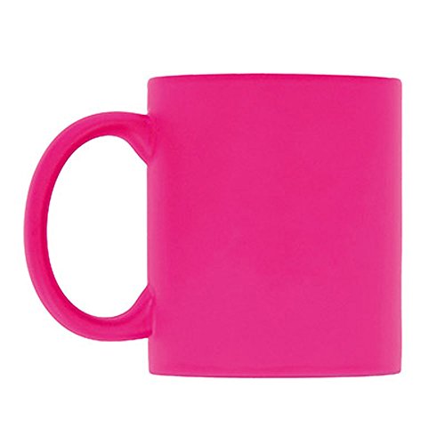 eBuyGB Leuchtende Fluoreszierende Tasse für Tee und Kaffee, Keramik, Rose, 1 Stück von eBuyGB