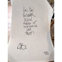 Geschirrtuch "Feierlaune" - Edition Gute Geister von eDITIONgUTEgEISTER