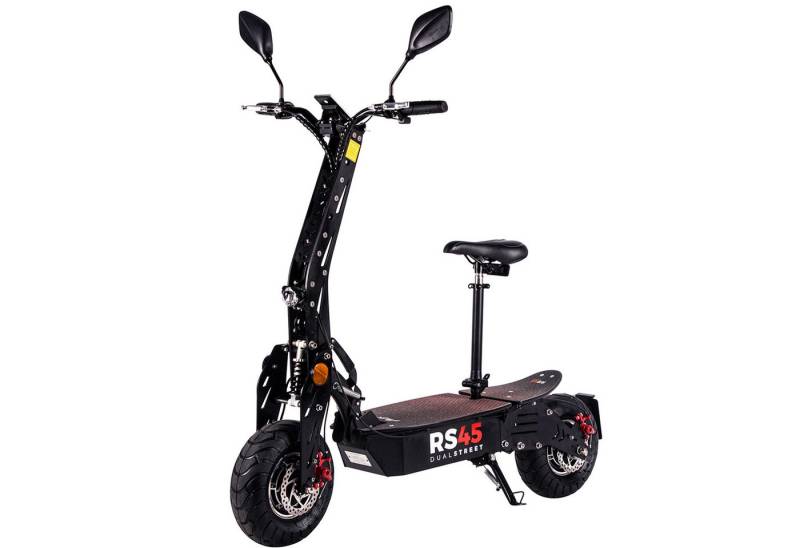 eFlux E-Scooter RS45 Elektro Roller mit Straßenzulassung klappbar, 2000,00 W, 45 km/h, (1 tlg), Scooter - bis 50 km Reichweite - Lithium-Ionen Akku - Allrad von eFlux