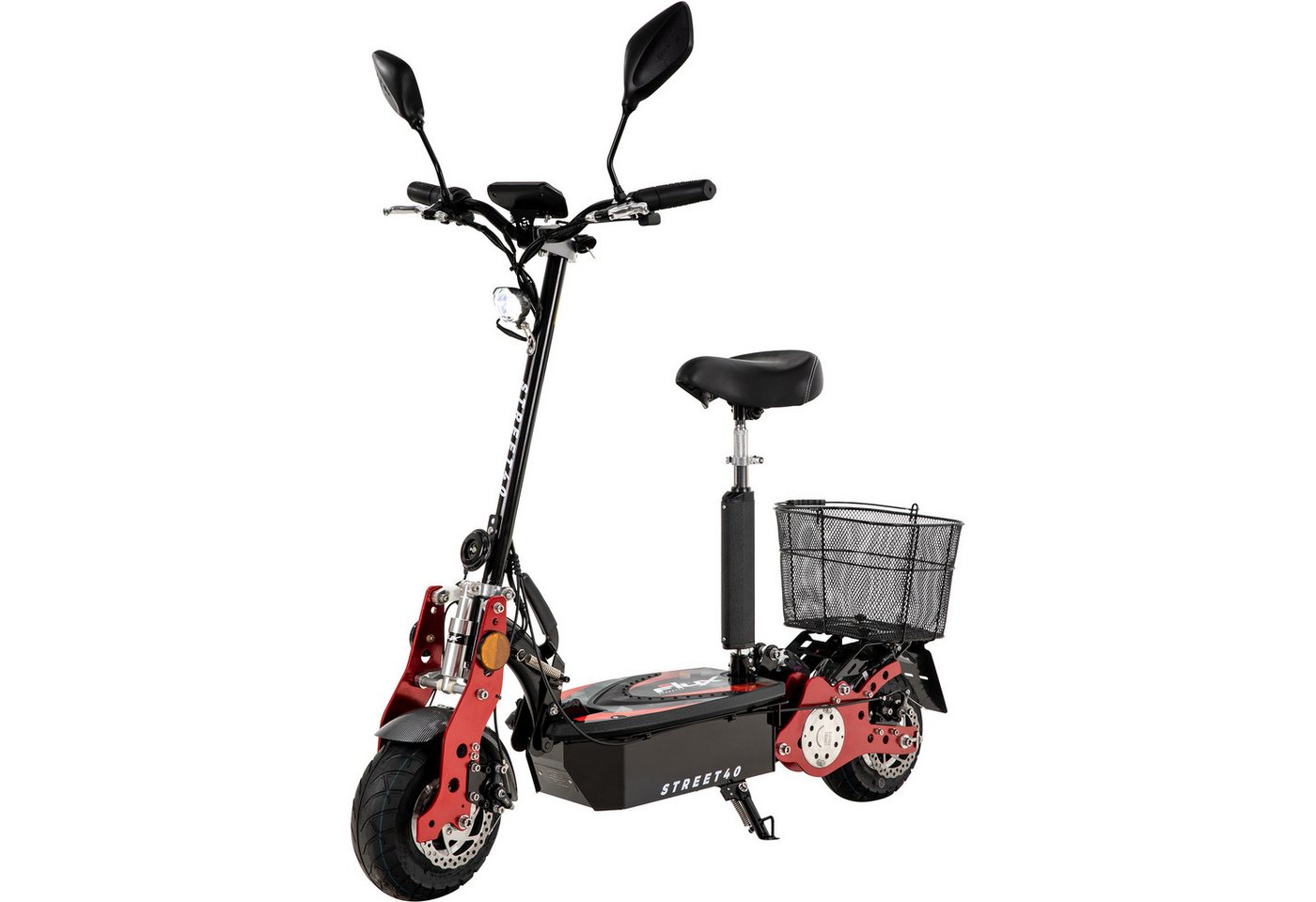 eFlux E-Scooter Street 40 Pro Elektro Roller mit Straßenzulassung klappbar, EScooter mit Straßenzulassung, Elektroroller mit Gepäckkorb eFlux E-Scooter Street 40 Pro Elektro Roller mit Straßenzulassung klappbar, EScooter mit Straßenzulassung, Elektroroller mit Gepäckkorb von eFlux