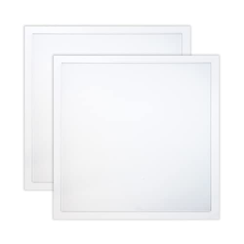 eLITe Backlight LED Panel 40W Farbwahl 4000lm 62x62cm weiß UGR<19 nicht dimmbar, flackerfrei, 2 Stück von eLITe