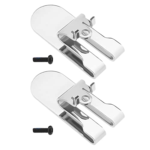 eMagTech 2 x Gürtelhaken-Clips, kompatibel mit DeWalt 18 V Elektrowerkzeugen DCF620B DCF620D2 DCF620D2-AR DCF620D2-B2 DCF620D2-B3 DCF620D2-BR DCF620M2 DCF6222B DCF62B 622M2 Typ 1 von eMagTech