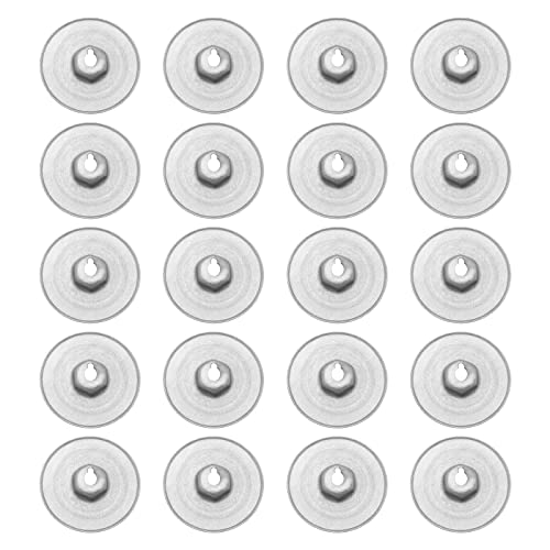 eMagTech 20 Stück Hitzeschild-Isoliermuttern 07146949380 kompatibel mit Mini 1 2 3 4 5 6 7 Serie X1 X2 X3 X5 X6 X7 Unterbodenkörper Sechskant-Kopfscheibe von eMagTech