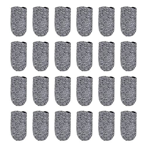 eMagTech Fingerlinge Fingerhüllen Schnittschutz Fingerschutz, 6 x 3 cm, HPPE, 24 Stück, Grau von eMagTech