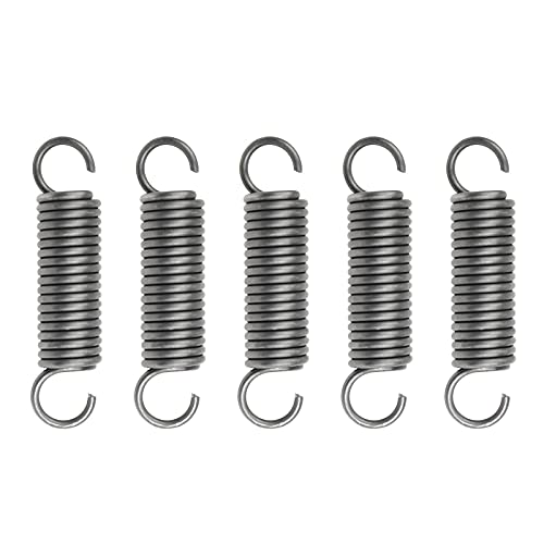 Zugfeder Doppelhaken Feder, Außendurchmesser 18 mm, Freie Länge 80 mm, 5 Stück von eMagTech