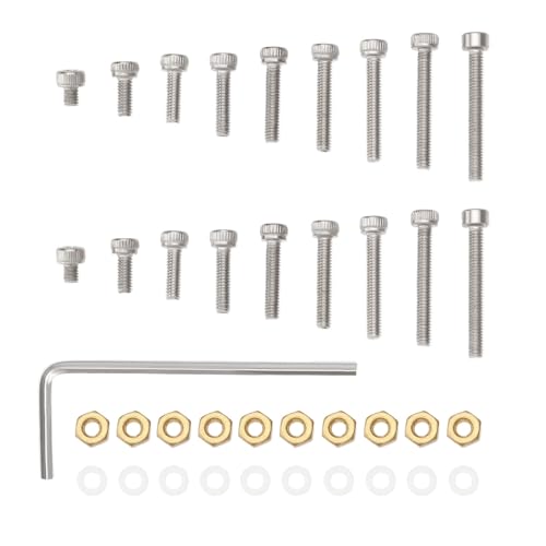 eMagTech 1 Set Plattenspieler-Headshell-Tonabnehmer-Montagesatz Phono-Headshell-Tonabnehmerschrauben M2.5-Schrauben Muttern Unterlegscheiben Kompatibel mit Linn Kompatibel mit Thorens eMagTech 1 Set Plattenspieler-Headshell-Tonabnehmer-Montagesatz Phono-Headshell-Tonabnehmerschrauben M2.5-Schrauben Muttern Unterlegscheiben Kompatibel mit Linn Kompatibel mit Thorens von eMagTech