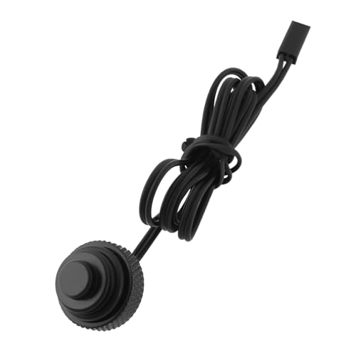 eMagTech 1 Stück G1/4 "Temperatursensorstecker 2-poliger Du-Pont-Anschluss 10K Wasserkühlungsüberwachung Anschlussverbinder 50cm Kabel von eMagTech
