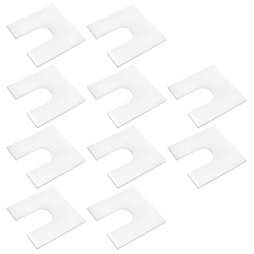 eMagTech 10 Stück Aluminiumpacker Hufeisen-U-Unterlegscheiben Metallabstandshalter 50 Mm X 50 Mm mit 17 Mm Schlitzen Kotflügelausrichtung U-Unterlegscheibe Flache Platte Quadratische 2 Mm Dicke eMagTech 10 Stück Aluminiumpacker Hufeisen-U-Unterlegscheiben Metallabstandshalter 50 Mm X 50 Mm mit 17 Mm Schlitzen Kotflügelausrichtung U-Unterlegscheibe Flache Platte Quadratische 2 Mm Dicke von eMagTech