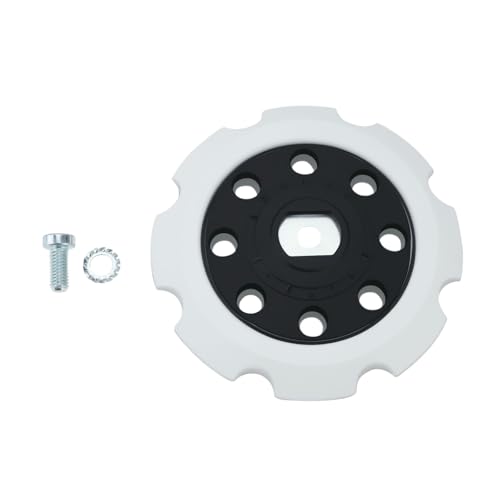 eMagTech 12,7 cm Stützteller 125 mm Schleifpad Ersatzteil 197922-4 kompatibel mit Makita PO5000C PO6000C DPO500Z DPO600Z DPO600TKX1 Orbit Polierer 8 Loch von eMagTech