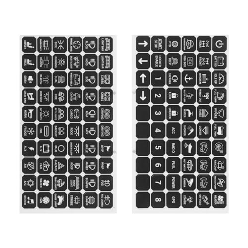 eMagTech 120pcs Switch Panel Small Stickers Switch Label Decal Multifunction Button Sticker for Cars Boots Trailers Compatible with Auxbeam Switch Panel BA80 GA80 BB80 eMagTech 120pcs Switch Panel Small Stickers Switch Label Decal Multifunction Button Sticker for Cars Boots Trailers Compatible with Auxbeam Switch Panel BA80 GA80 BB80 von eMagTech