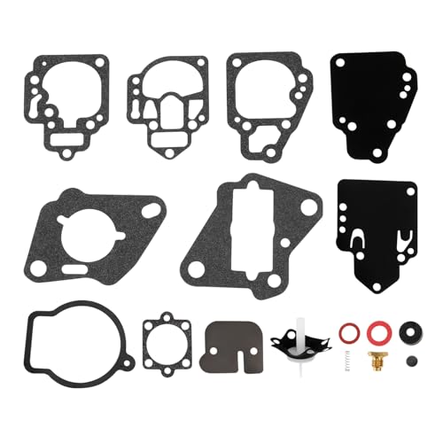 eMagTech 1Set Carb Dichtung Kit 8-25hp Ersatz Teil 1395-9761-1 1395-811357 1395-9645 Vergaser Reparatur Kit Kompatibel Mit Mercury Carb von eMagTech