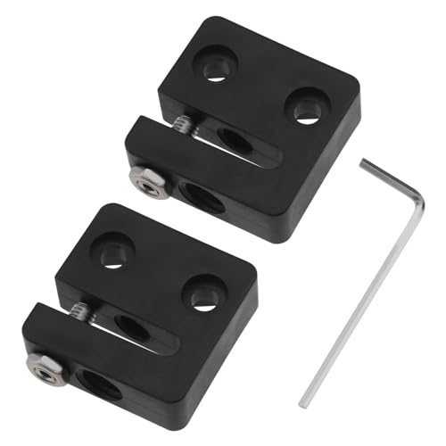 eMagTech 2 Sets of T8 Schraubenhalter M5 Thin Hex Nuss Schraube Nuss Seat Nuss 8 mm Durchmesser kompatibel mit CNC/3D Printer 2 mm Pitch 4 mm Blei von eMagTech