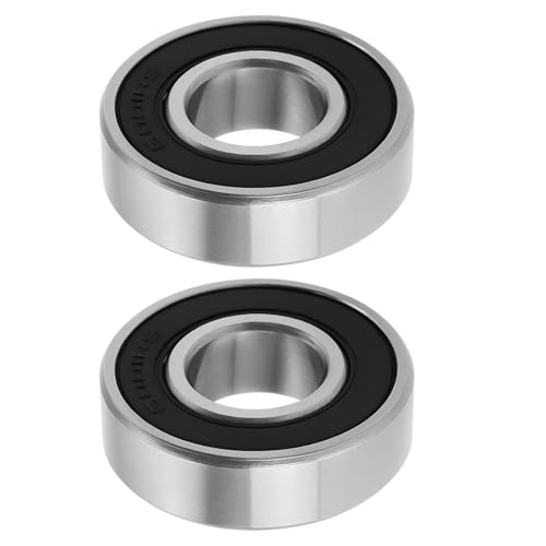 eMagTech 2 Stück Lagerstahl Gcr156001-2RS Rillenkugellager Vorderrad Kugellager Set 12 x 28 x 8 mm Kompatibel mit SoFlow SO3 SO4 Pro E-Scootern von eMagTech