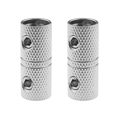 eMagTech 2 Stück Splice Kabelverbinder Ersatz Metall Wasserdichter Verbinder Drahtverschraubungen Gelenke Zubehör für Heavy Duty Barrel Splice Verbinder 4-6 AWG von eMagTech