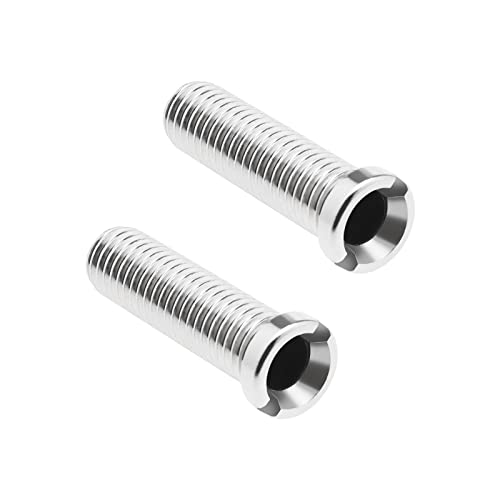 eMagTech 2-teilig Küchenspüle Korbsieb Schraube Verdicke Abflusssiebschraube 304 Edelstahl Abfallschraube M12 × 45 mm für Waschbecken Sieb eMagTech 2-teilig Küchenspüle Korbsieb Schraube Verdicke Abflusssiebschraube 304 Edelstahl Abfallschraube M12 × 45 mm für Waschbecken Sieb von eMagTech