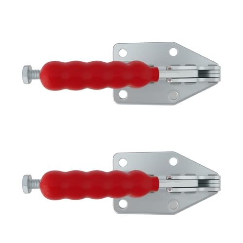 eMagTech 2 x Push-Pull Schnellspannklemme 180 kg 30 mm Hub 144,5° für Holzbearbeitung Schiebetischsäge Positionierung von eMagTech