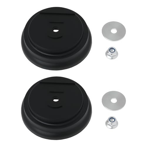 eMagTech 2er-Set Trimmer-Kunststoffabdeckung Zubehör 47,5 X 64,5 Mm für Rasentrimmer Freischneider Gartengeräte Schwarz von eMagTech