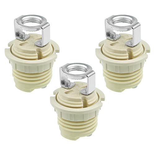 eMagTech 3 x G9-Lampenfassung mit Halterung, G9-Gewinde, Keramik-Halogen-Fassung mit Ring, G9-Halogen-Leuchtmittelsockel für LED-CFL-Halogenlampen eMagTech 3 x G9-Lampenfassung mit Halterung, G9-Gewinde, Keramik-Halogen-Fassung mit Ring, G9-Halogen-Leuchtmittelsockel für LED-CFL-Halogenlampen von eMagTech